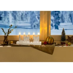 LED-Kerzen-Deko „Engel“