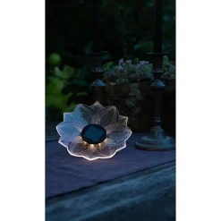 LED-Solarleuchte "Lotusblüte", 2 Stück