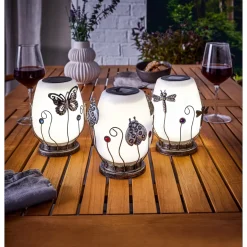 LED-Solarleuchte Marienkäfer