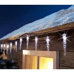LED-Solar-Lichterkette "Eiszapfen"