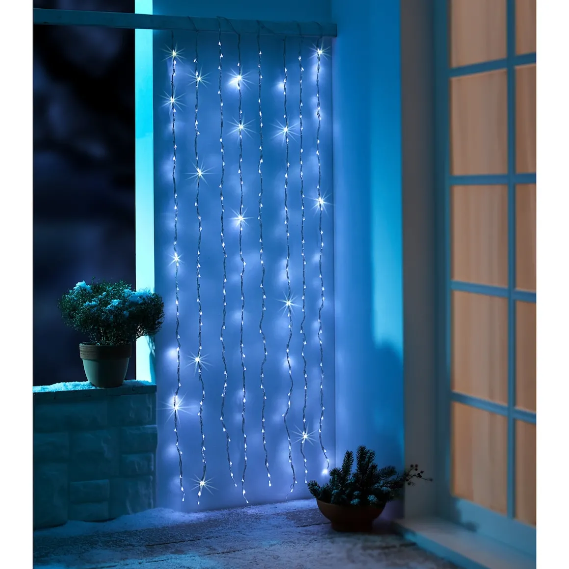 LED-Wasserfall-Lichterkette, 2 m