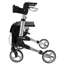 Leichtgewicht-Rollator Premium, Aluminium AT51006 + Transporttasche mit Rollen