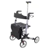 Leichtgewicht-Rollator Premium, Aluminium, mit Rückengurt und Tasche - AT51006 Sonderedition