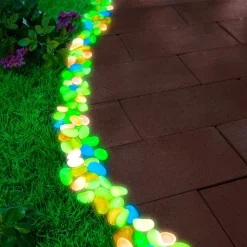 Leucht-Steine "Kunterbunt", 100 Stück