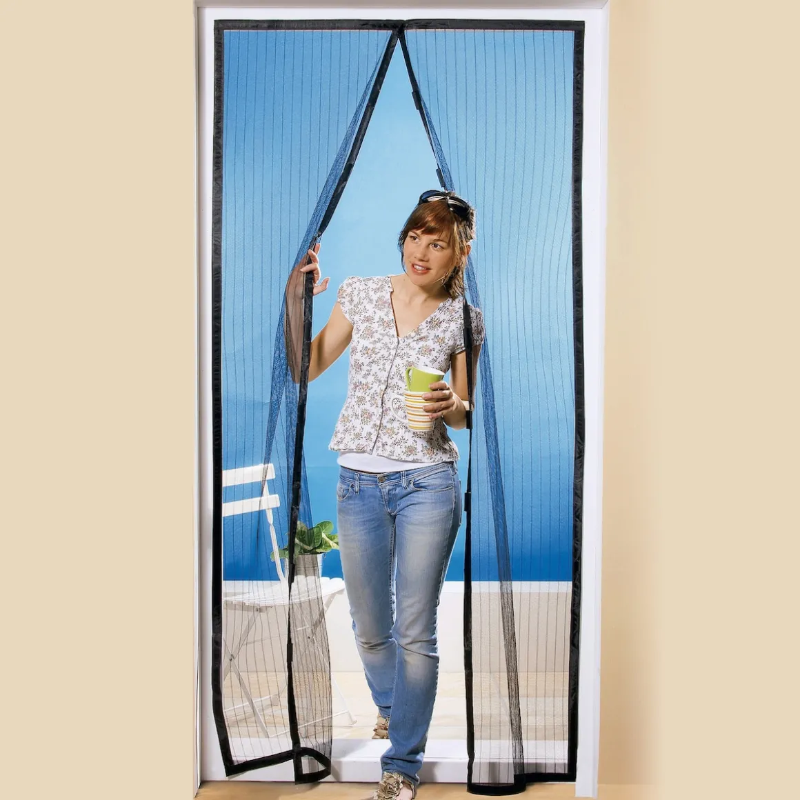 Magnet-Mückenvorhang "Uni"