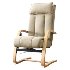 Massagesessel "Alpha 233", Shiatsu, mit Relaxfunktion beige