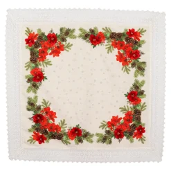 Mitteldecke „Amaryllis“, 85x85 cm