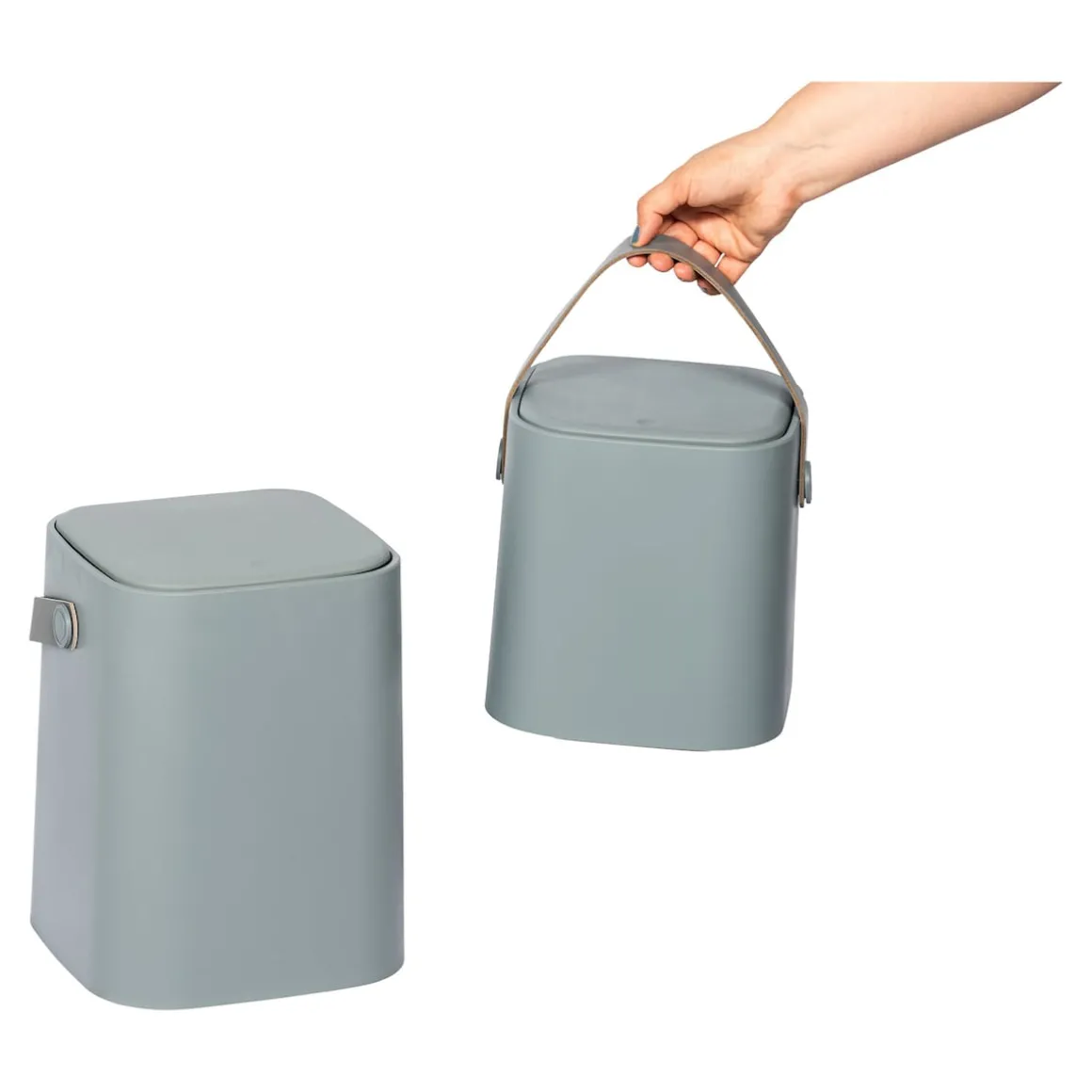 Mülleimer „Stockholm" grau
