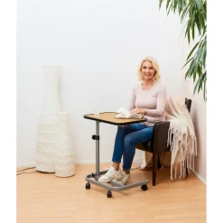 Mobiler Beistelltisch Buche