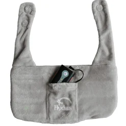 Mobiles Nacken Heizkissen mit Akku Grau