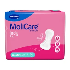MoliCare Premium LADY PAD, 14 Stück Saugleistung 910 ml