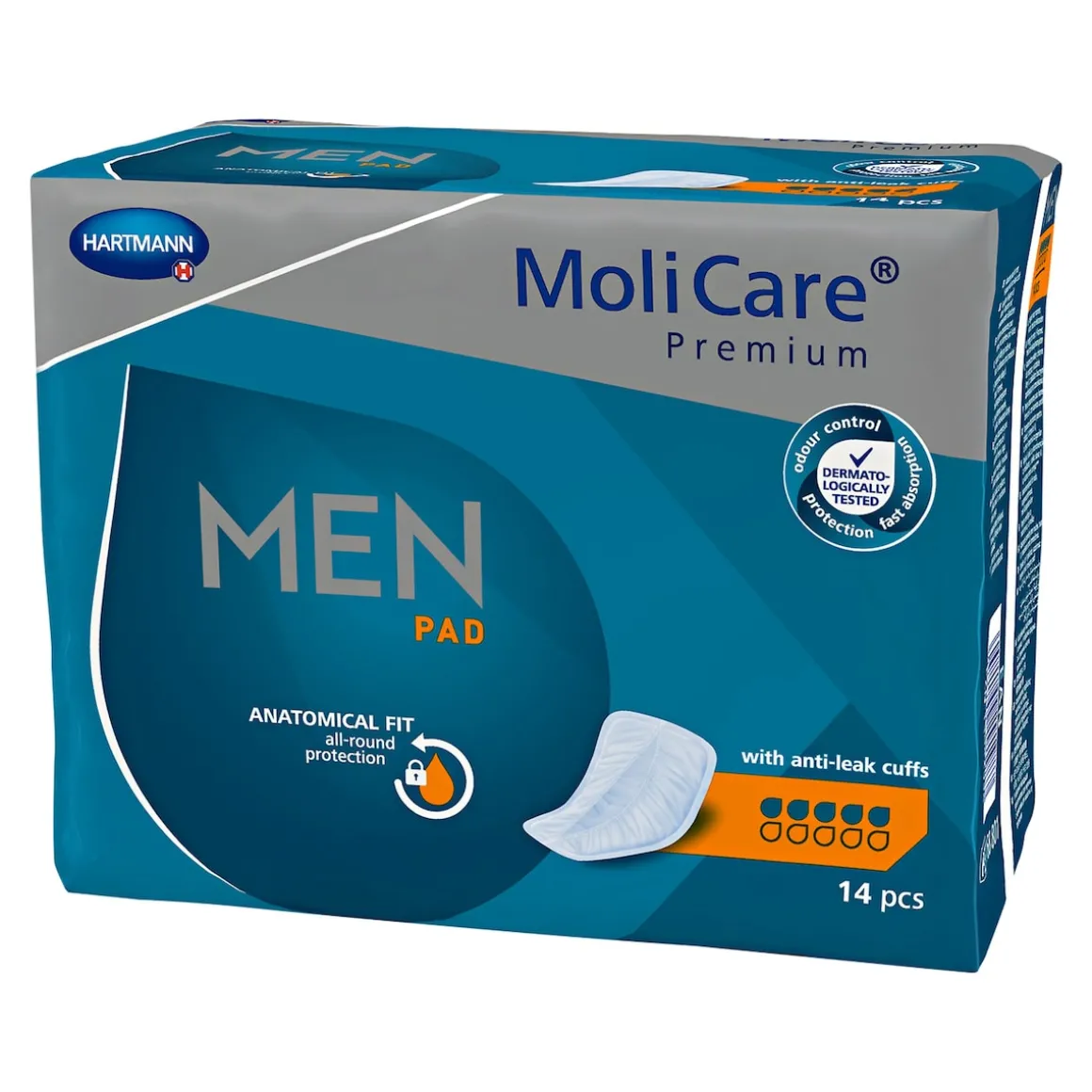 MoliCare Premium MEN PAD, 14 Stück Saugleistung 850 ml