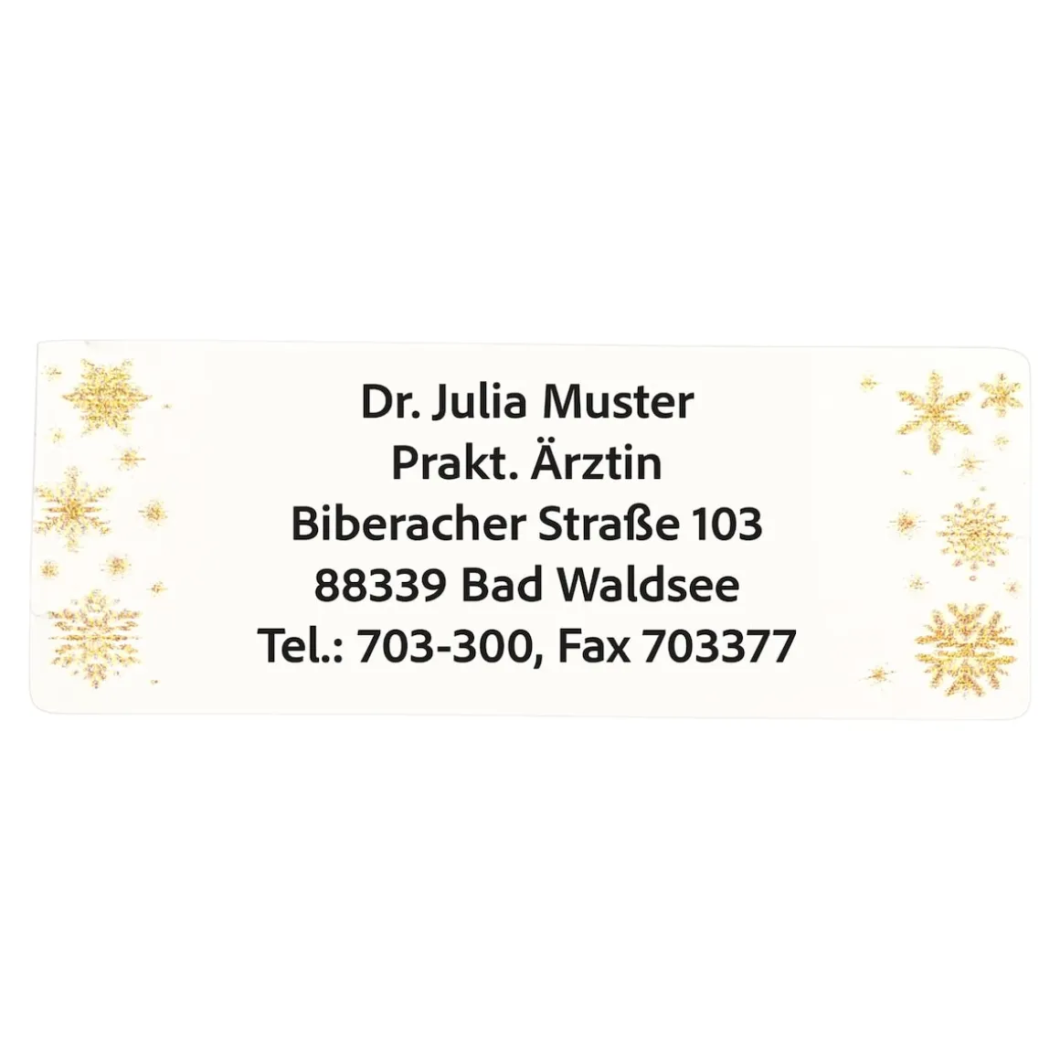 Namensaufkleber "Kuglen", 300 Stück Sterne