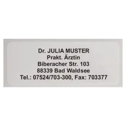 Namensaufkleber "Schrifttyp A" schwarz