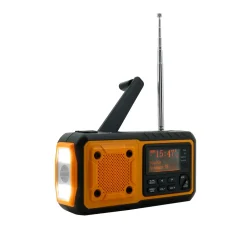 Notfalldigitalradio mit Solarpanel