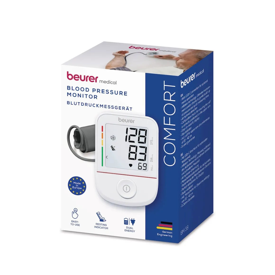 Oberarm-Blutdruckmessgerät BM 38