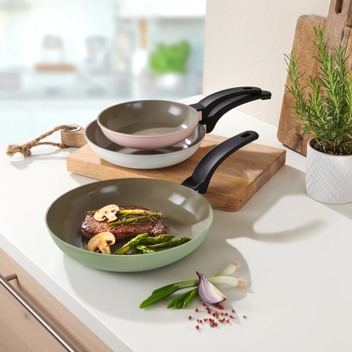 Pfannen-Set "Clever Klick", 3-teilig