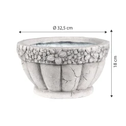 Pflanztopf „Antik“ groß: Ø 32,5 cm
