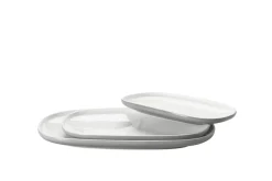 Plattenset, Keramik Isora Grau