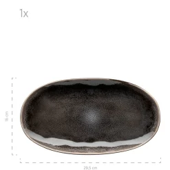 Plattenset, Keramik Niara Organic 3 x Platte