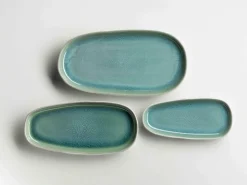 Plattenset, Steinzeug Elea Hellgrün