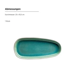 Plattenset, Steinzeug Elea Hellgrün