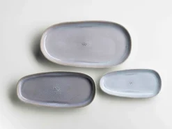 Plattenset, Steinzeug Elea Flieder