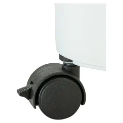 Platzspar-Rollwagen mit Mülleimer 2 Fächer