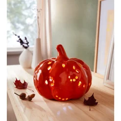 Porzellan-LED-Kürbis