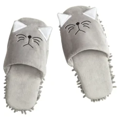 Putzpantoffeln „Katze“, 1 Paar