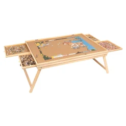 Puzzletisch "Premium" mit 4 Schubladen, mit Beinen, klappbar groß für 1500 Teile