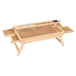 Puzzletisch "Premium" mit LED-Licht, 4 Schubladen, Lupe, mit Beinen, klappbar klein für 500 Teile