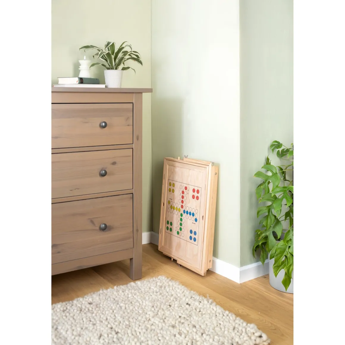 Puzzletisch "Premium" mit LED-Licht, 4 Schubladen, Lupe, mit Beinen, klappbar klein für 500 Teile