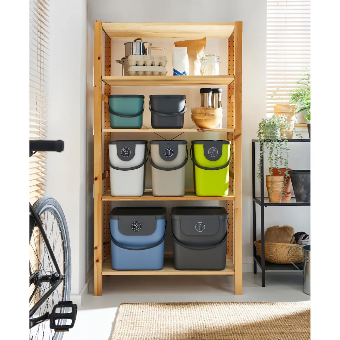 Recycling Müllsystem "ALBULA", 25 l blau