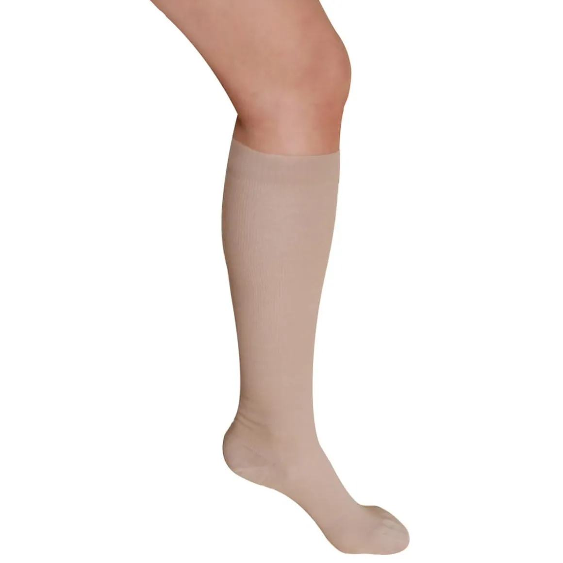 Reisestrümpfe mit aktiver Stützwirkung Beige