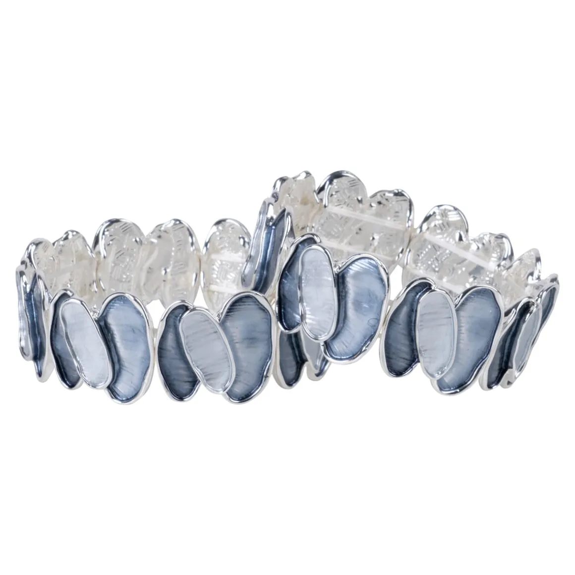 Ärmelraffer „Perlmutt-Optik“, 2 Stück