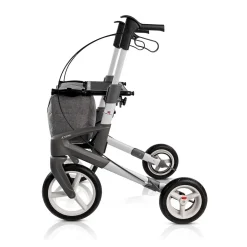 Rollator Olympos ATR M, faltbar, mit Tasche silber
