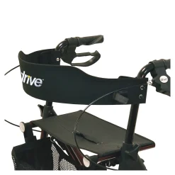 Rollator Torro mit Tasche, Rückengurt und Stockhalter