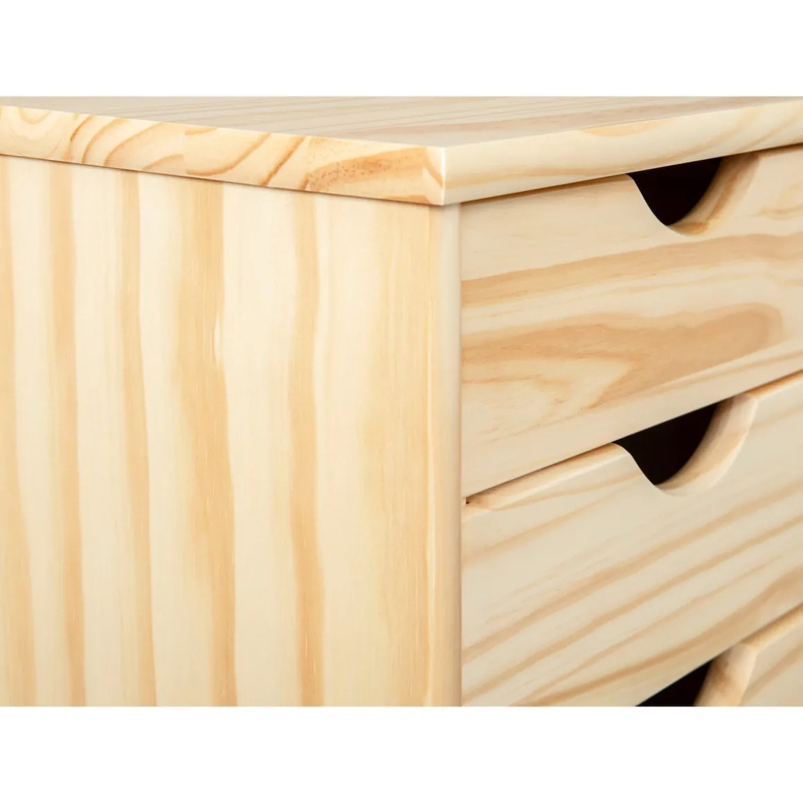 Rollcontainer holzfarben