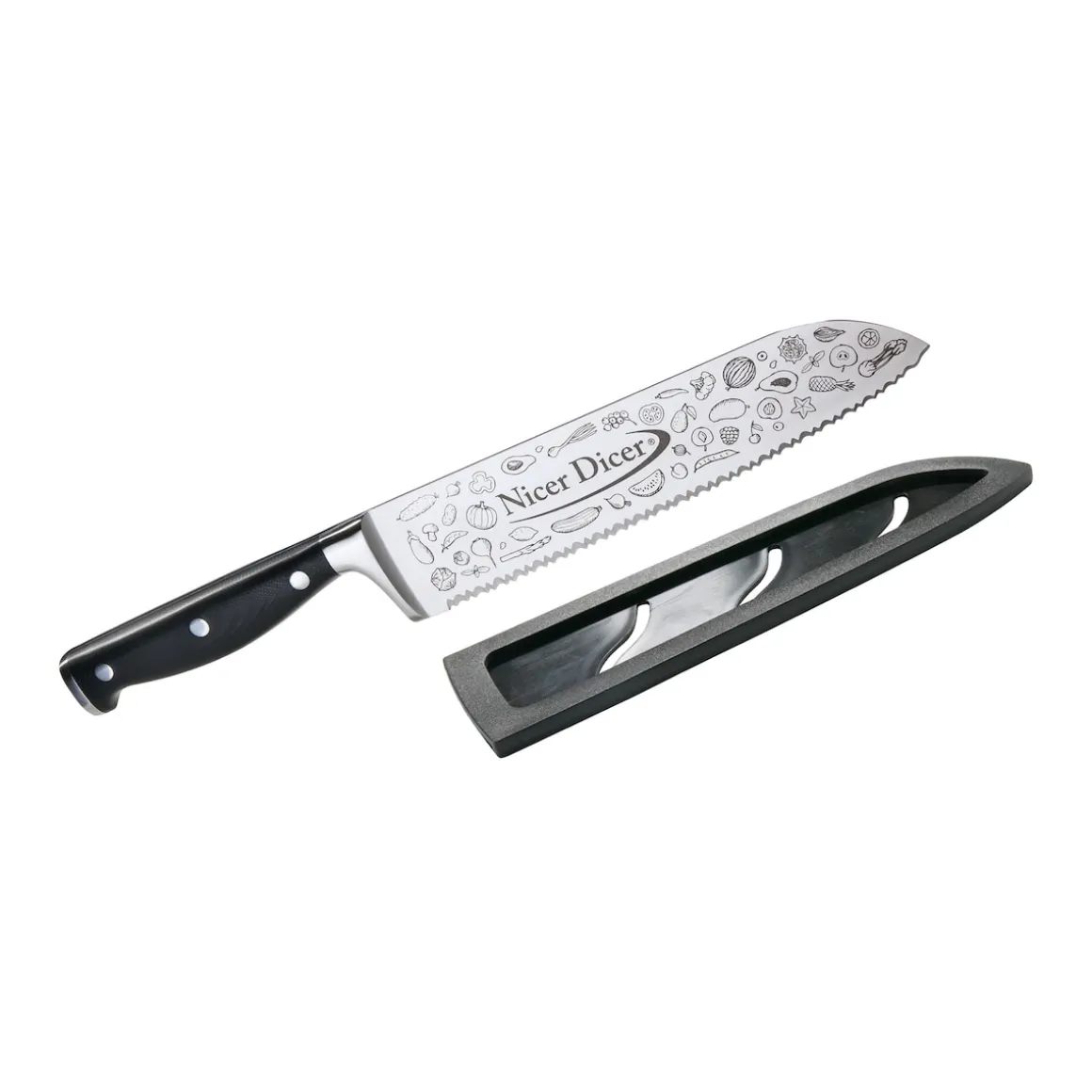 Santoku-Messer-Set, 2-teilig