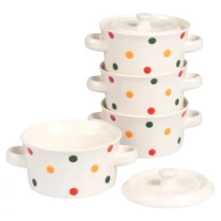 Schlemmer-Töpfchen „Kunterbunt,“ 8-teilig je 450 ml