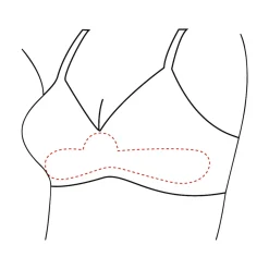 Schutzeinlage für BHs, 3er-Set