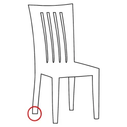 Schutz-Gleiter, 8 Stück zum Kleben