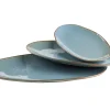 Servierplatten-Set, Keramik Nottingham Blau