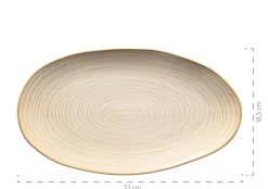 Servierplatten-Set, Keramik Nottingham Beige