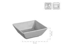 Servier-Set, Porzellan MANHATTAN CITY Schwarz