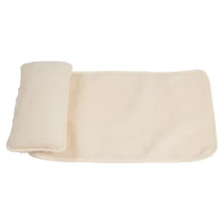 Sesselkissen und Armlehnenschoner-Set, 3-teilig, Schurwolle creme