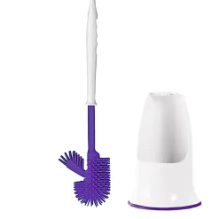 Silikon WC-Bürste lila