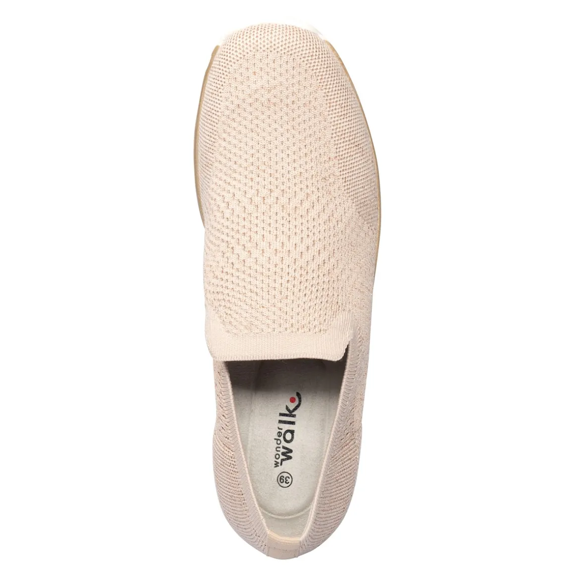Slipper mit Keilabsatz „Federleicht“ taupe