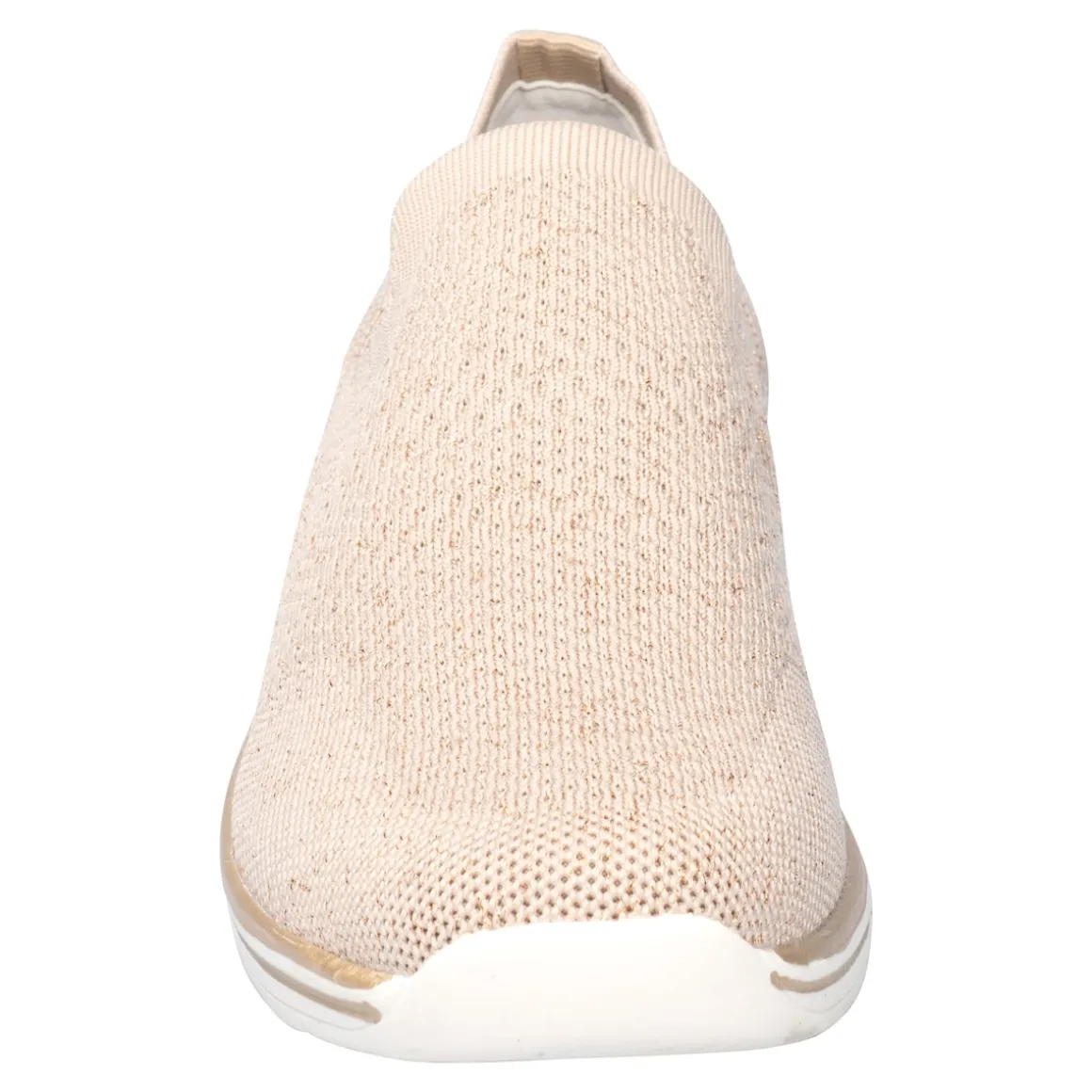 Slipper mit Keilabsatz „Federleicht“ taupe